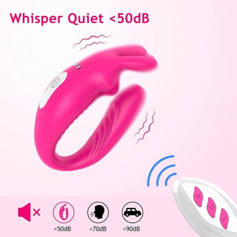 Clitoral G-Spot Rabbit Vibrator - Couple