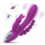 Rose toys 3 in 1 Rabbit Anal Dildo Vibrator