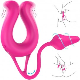 Vibrating Multi Massager with Butt Plug