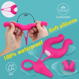 Vibrating Multi Massager with Butt Plug