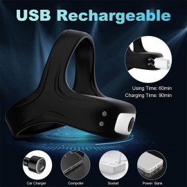 Vibrating Penis Ring for Men