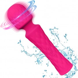 Wheat Dotted AV Magic Wand Massager