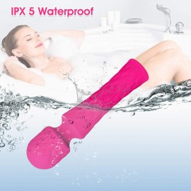 Wheat Dotted AV Magic Wand Massager