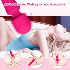 Wheat Dotted AV Magic Wand Massager