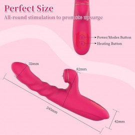 Clitoral Licking G-spot Thrusting Vibrator