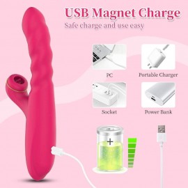 Clitoral Licking G-spot Thrusting Vibrator