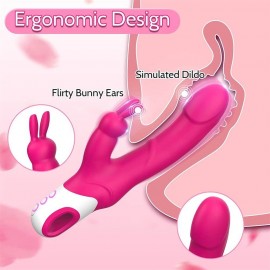 G-Spot Magic Bunny Dildo Vibrator