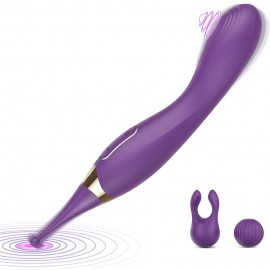 High-Frequency Hitting Dual Vibrator for Quick Orgasm