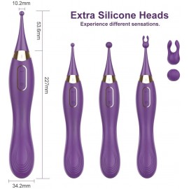 High-Frequency Hitting Dual Vibrator for Quick Orgasm