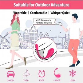 Long Distance Vibrating Wearable Panty Stimulator