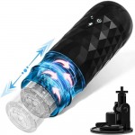 Automatic Rotating and Thrusting Suction Cup Masturbator