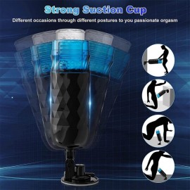 Automatic Rotating and Thrusting Suction Cup Masturbator