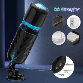 Automatic Rotating and Thrusting Suction Cup Masturbator