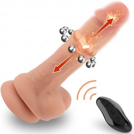 Realistic Thrusting Silicone Suction Cup Dildo 6.5''