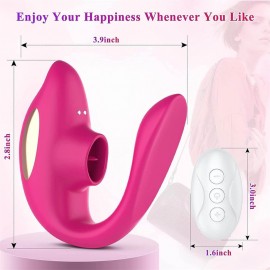 Remote Control Clitoral Licking Couples Vibrator