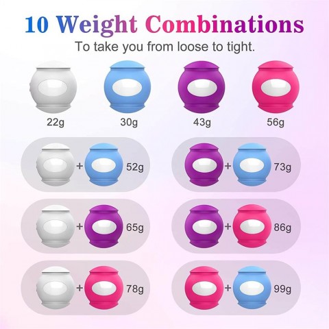 Kegel Weights Exercise Balls